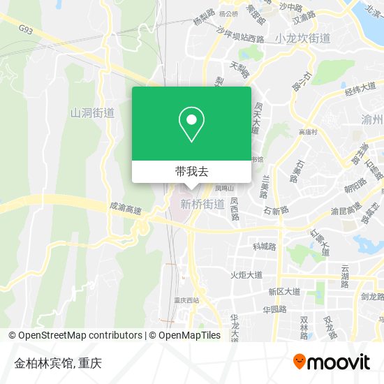 金柏林宾馆地图
