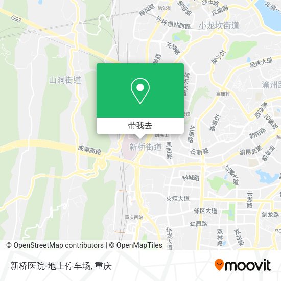 新桥医院-地上停车场地图