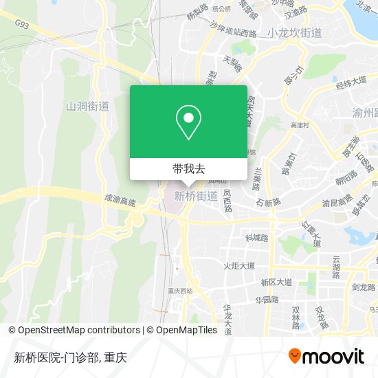 新桥医院-门诊部地图