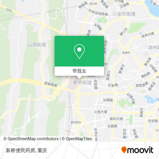 新桥便民药房地图