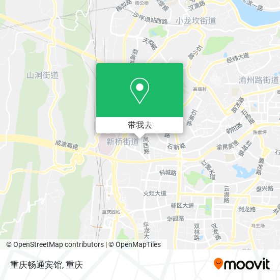 重庆畅通宾馆地图