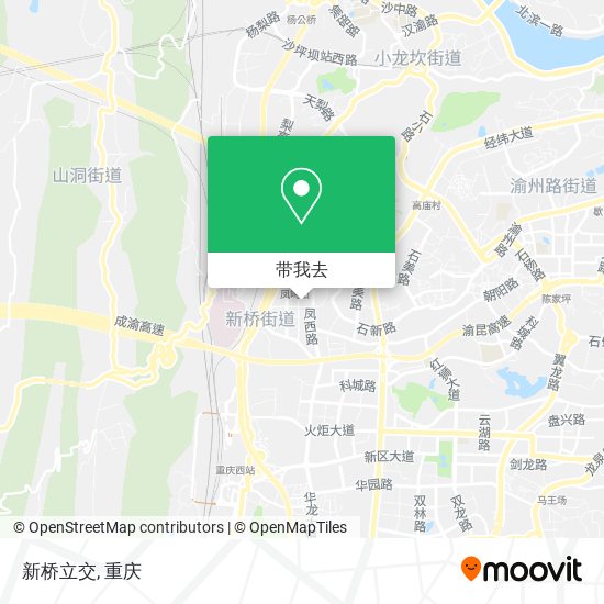 新桥立交地图