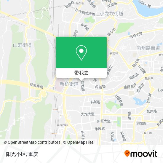 阳光小区地图