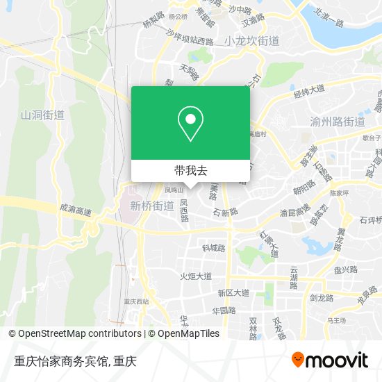 重庆怡家商务宾馆地图