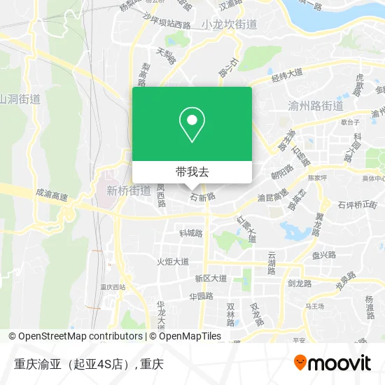 重庆渝亚（起亚4S店）地图