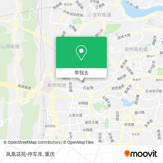 凤凰花苑-停车库地图