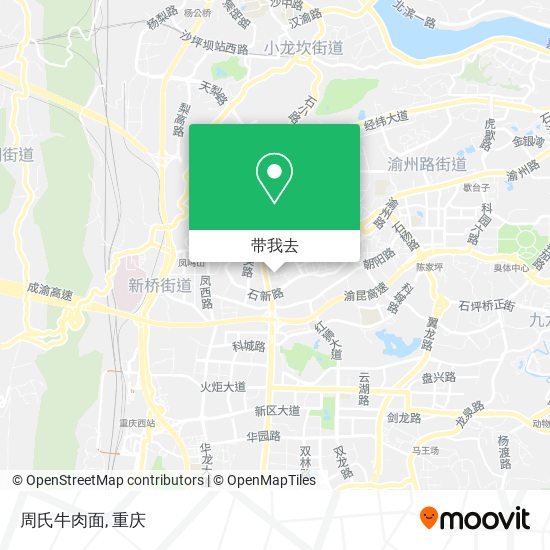 周氏牛肉面地图