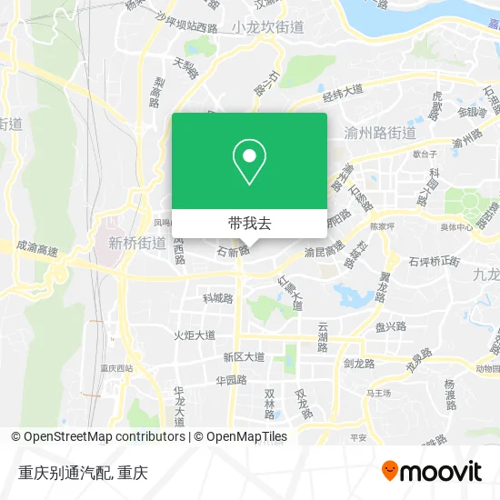 重庆别通汽配地图