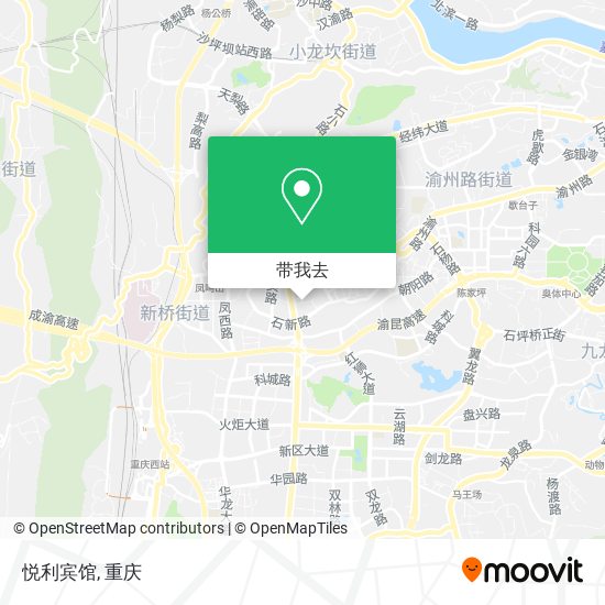 悦利宾馆地图