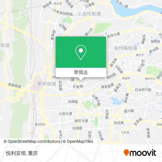 悦利宾馆地图