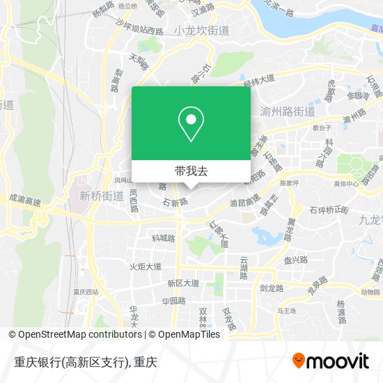 重庆银行(高新区支行)地图