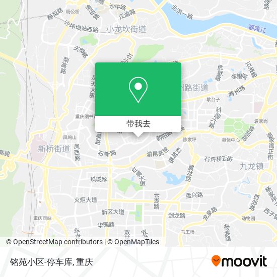 铭苑小区-停车库地图