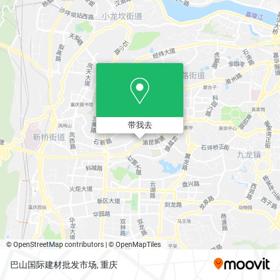 巴山国际建材批发市场地图