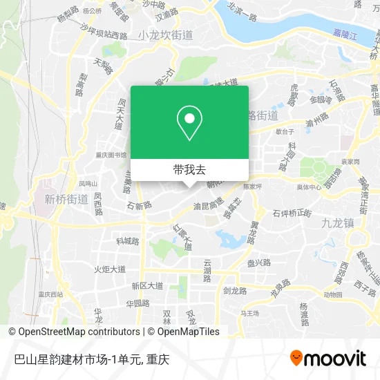 巴山星韵建材市场-1单元地图