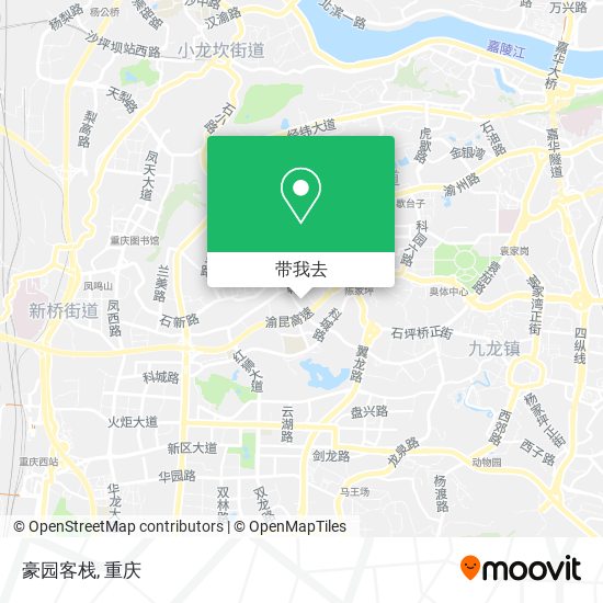 豪园客栈地图