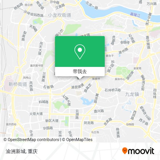 渝洲新城地图