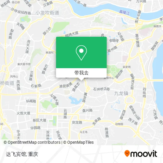 达飞宾馆地图