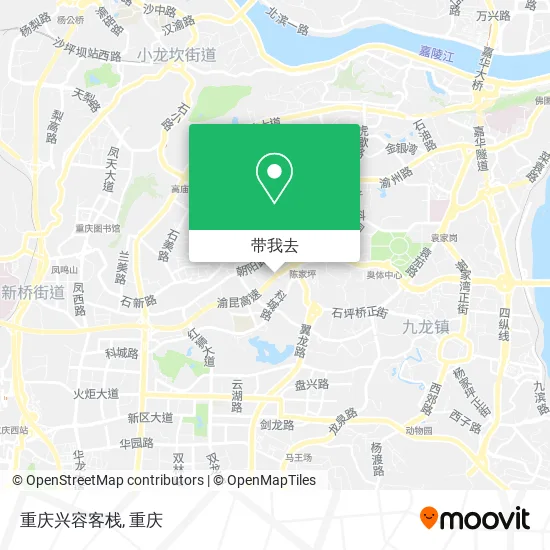 重庆兴容客栈地图