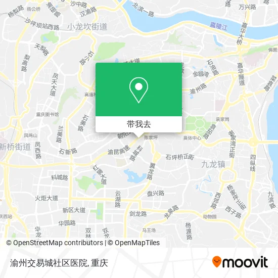 渝州交易城社区医院地图