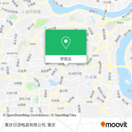 重庆日进电器有限公司地图