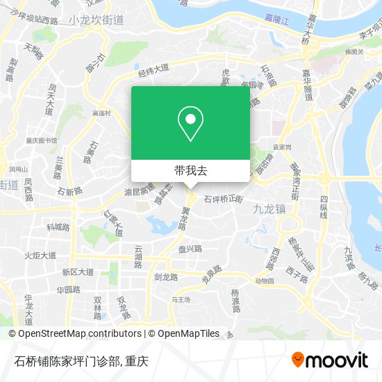 石桥铺陈家坪门诊部地图