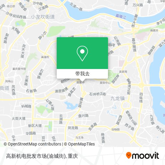 高新机电批发市场(渝城街)地图