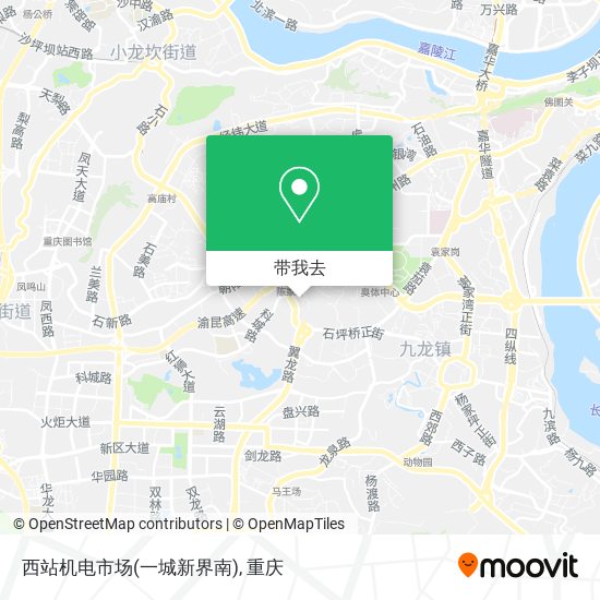 西站机电市场(一城新界南)地图