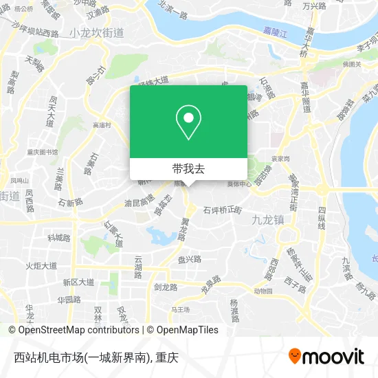 西站机电市场(一城新界南)地图