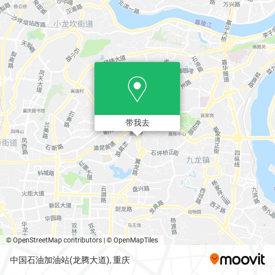 中国石油加油站(龙腾大道)地图