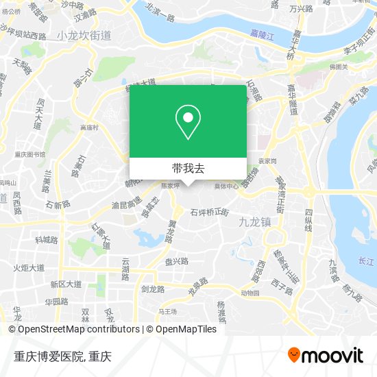 重庆博爱医院地图