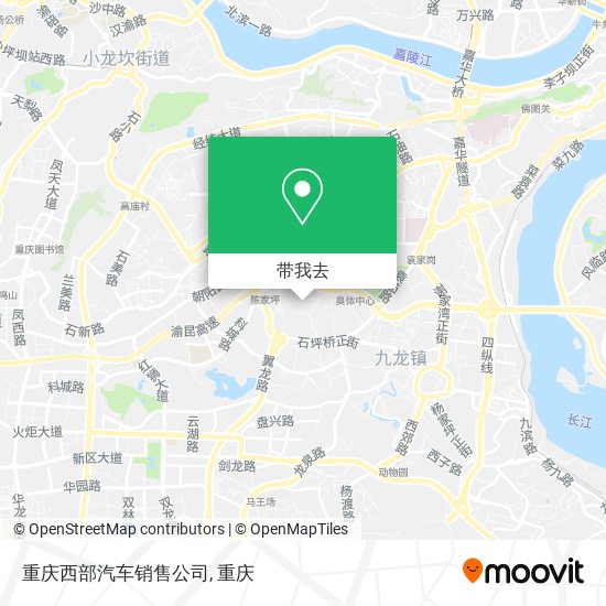 重庆西部汽车销售公司地图
