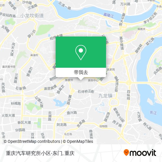 重庆汽车研究所小区-东门地图