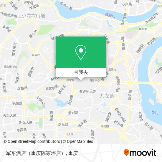 军东酒店（重庆陈家坪店）地图
