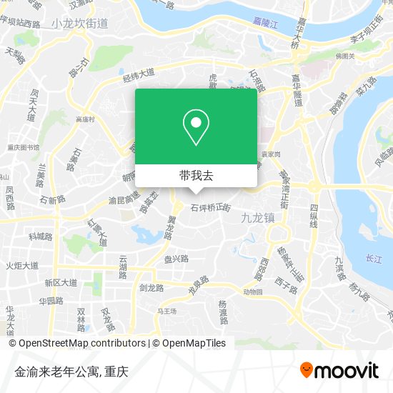 金渝来老年公寓地图