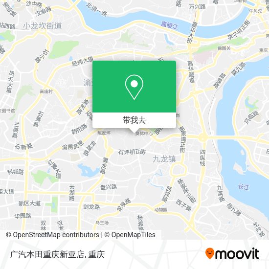 广汽本田重庆新亚店地图