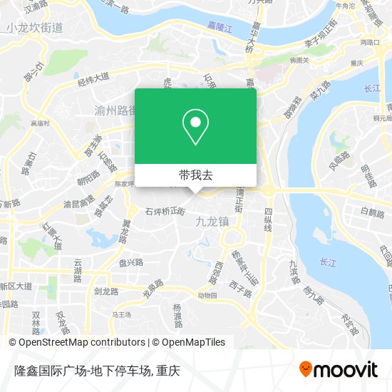 隆鑫国际广场-地下停车场地图
