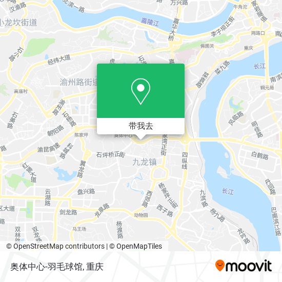 奥体中心-羽毛球馆地图