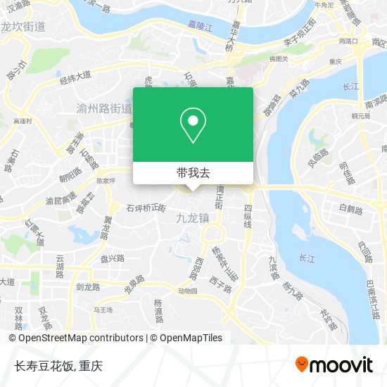 长寿豆花饭地图
