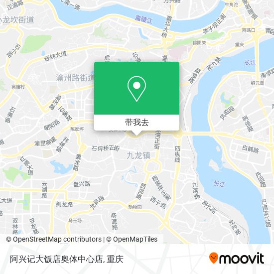 阿兴记大饭店奥体中心店地图