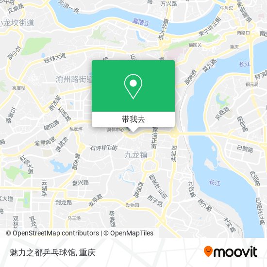 魅力之都乒乓球馆地图