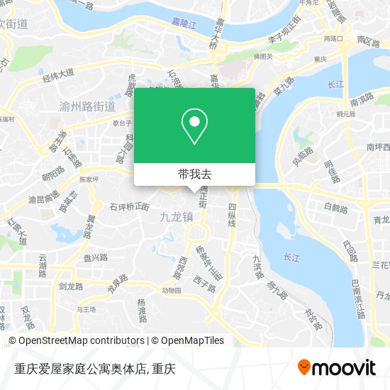 重庆爱屋家庭公寓奥体店地图