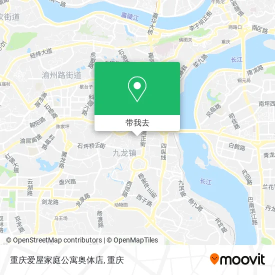 重庆爱屋家庭公寓奥体店地图