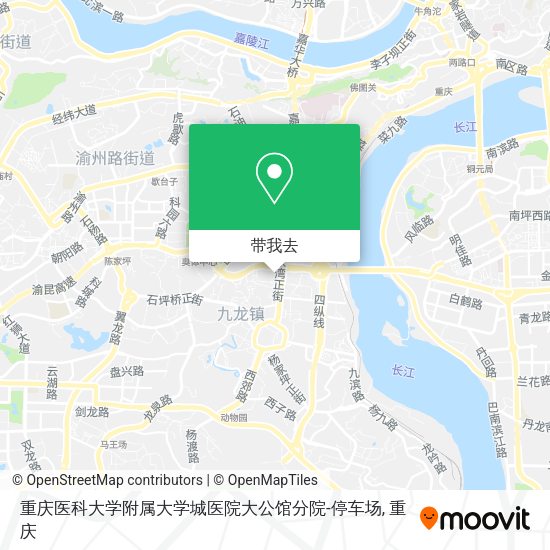 重庆医科大学附属大学城医院大公馆分院-停车场地图