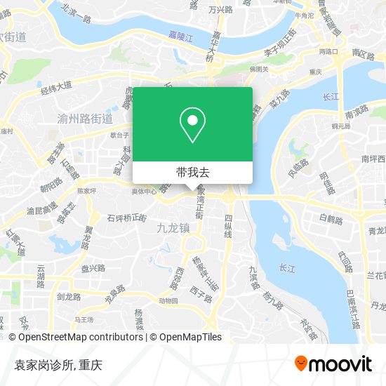 袁家岗诊所地图