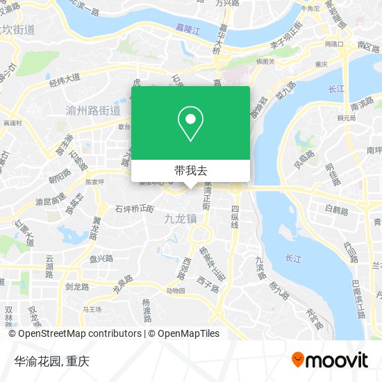 华渝花园地图