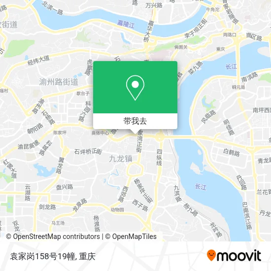 袁家岗158号19幢地图