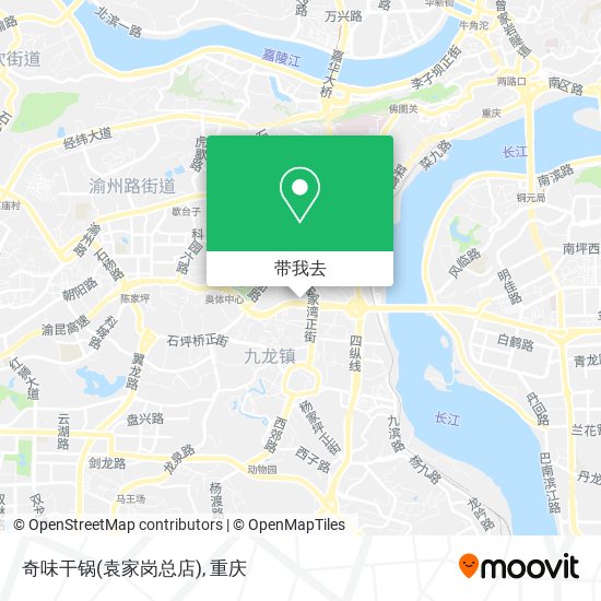 奇味干锅(袁家岗总店)地图