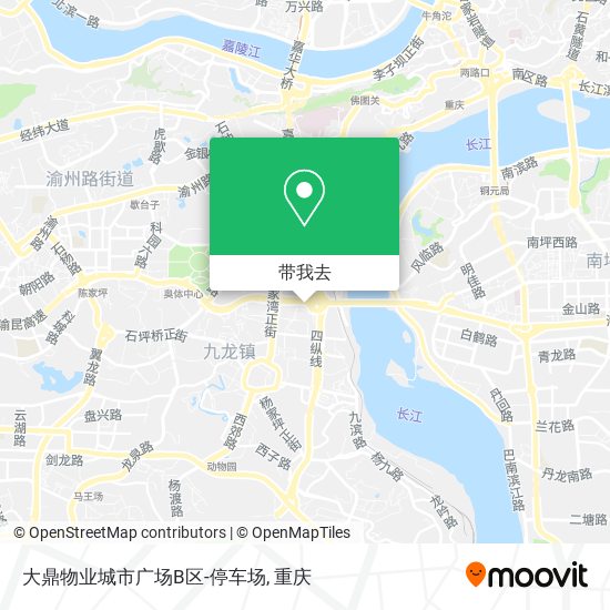 大鼎物业城市广场B区-停车场地图