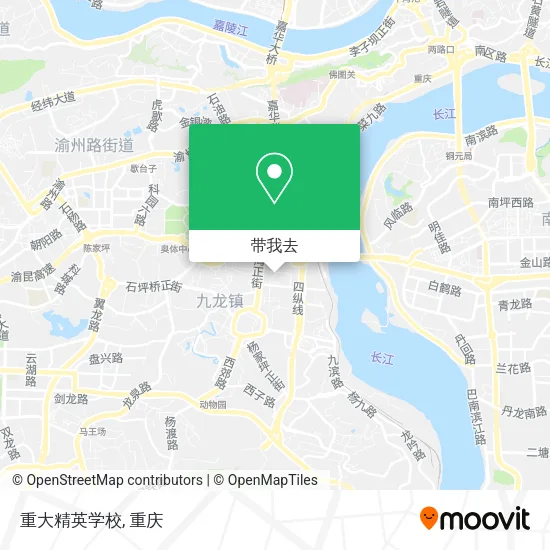 重大精英学校地图