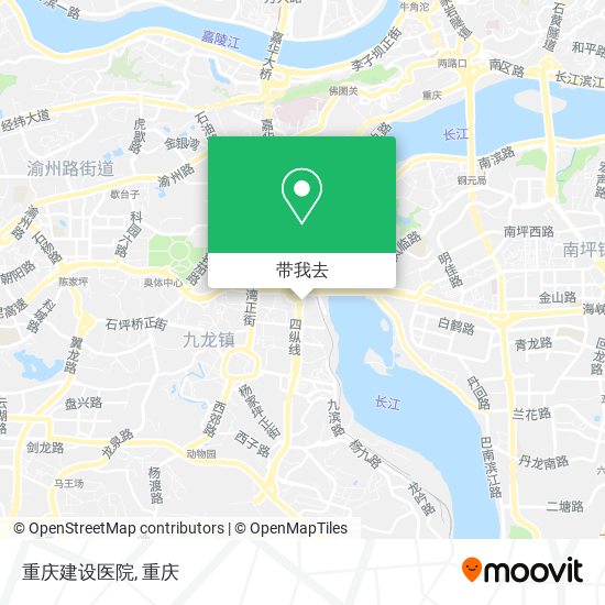 重庆建设医院地图
